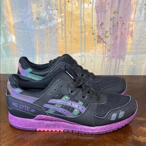 ASICS Gel- Lyte III  Borealis Black Purple H6XOL Mens 10